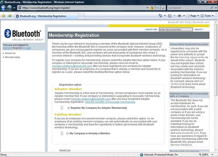 SIG藍牙官網(wǎng)Bluetooth.org